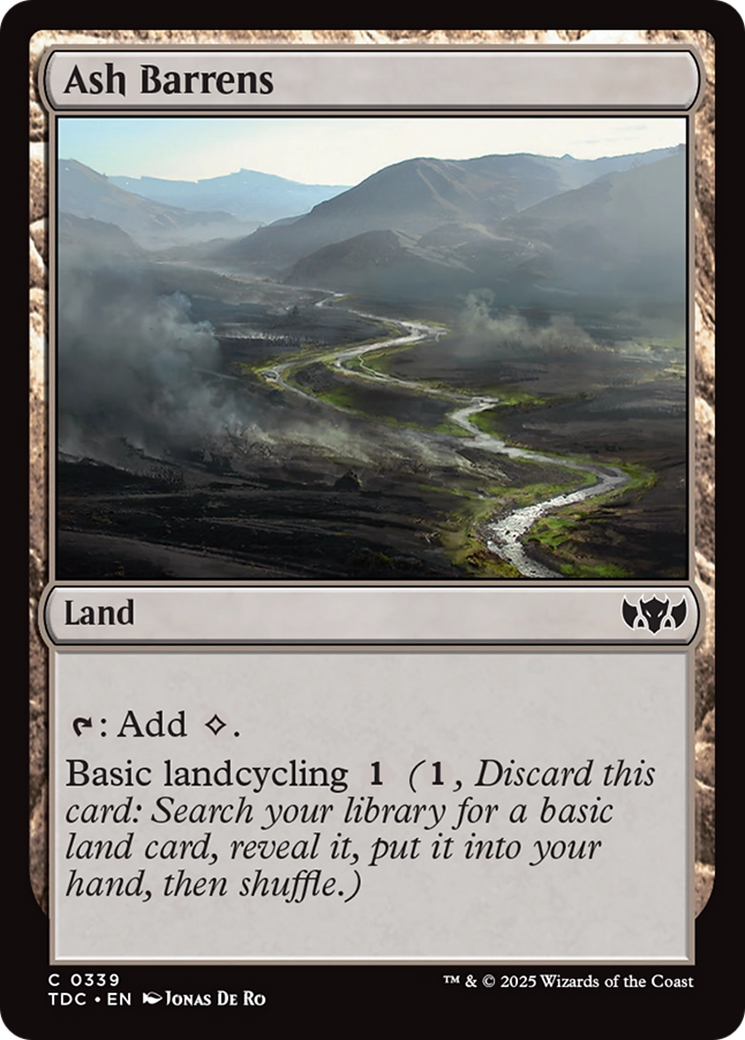 Ash Barrens [Tarkir: Dragonstorm Commander] | Fandemonia Ltd