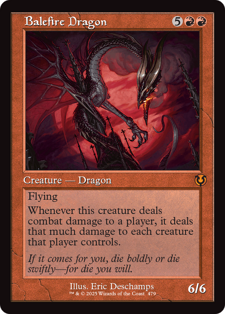 Balefire Dragon (Retro Frame) [Innistrad Remastered] | Fandemonia Ltd