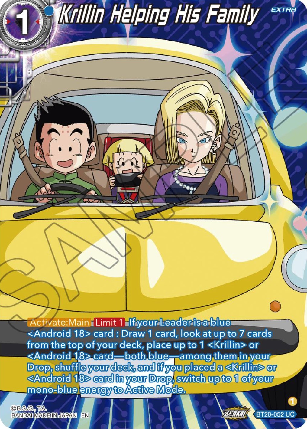 Krillin Helping His Family (Silver Foil) (BT20-052) [Power Absorbed] | Fandemonia Ltd