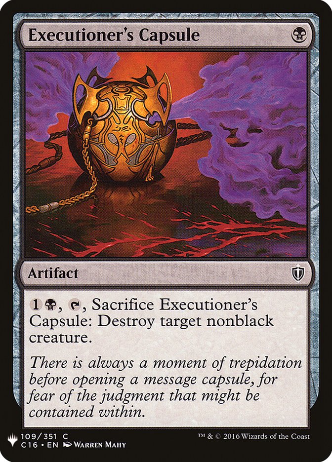 Executioner's Capsule [Mystery Booster] | Fandemonia Ltd