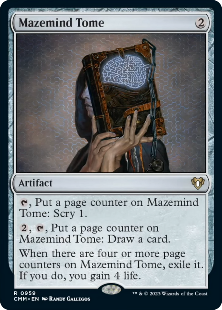 Mazemind Tome [Commander Masters] | Fandemonia Ltd