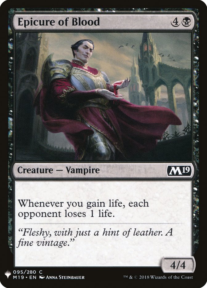 Epicure of Blood [Mystery Booster] | Fandemonia Ltd