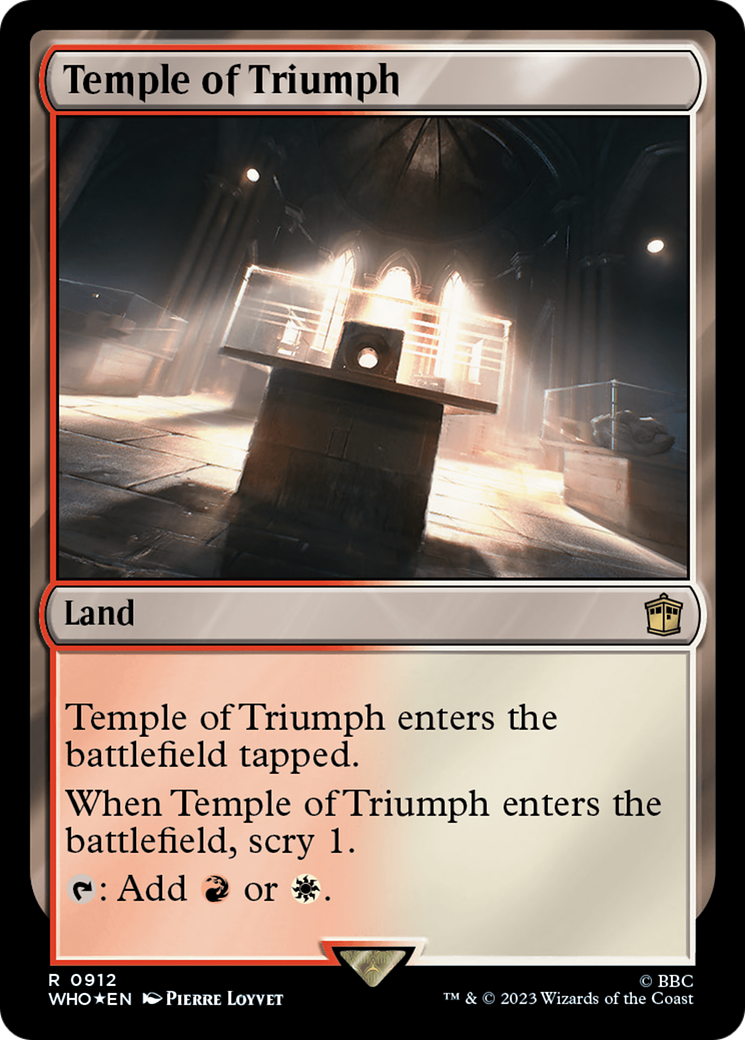 Temple of Triumph (Surge Foil) [Doctor Who] | Fandemonia Ltd