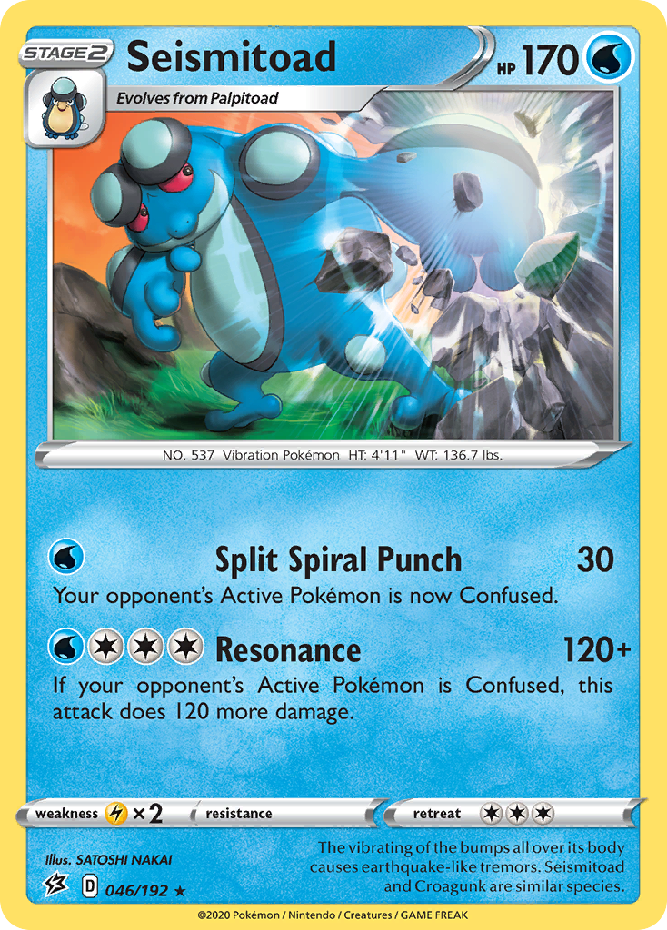 Seismitoad (046/192) [Sword & Shield: Rebel Clash] | Fandemonia Ltd