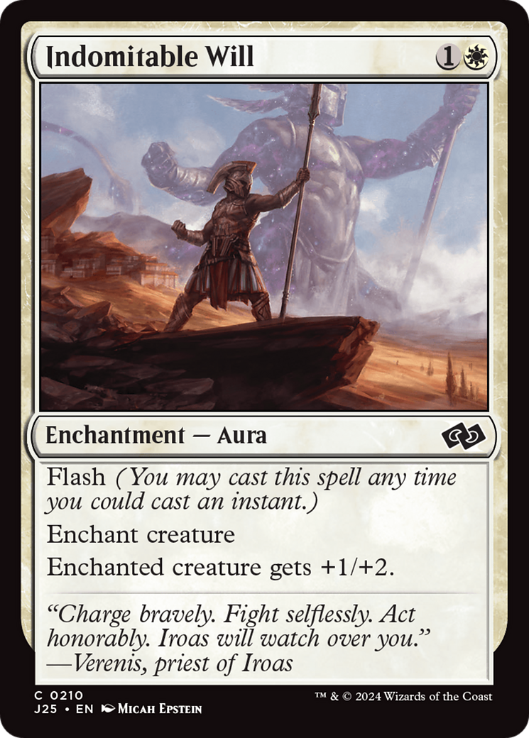 Indomitable Will [Foundations Jumpstart] | Fandemonia Ltd