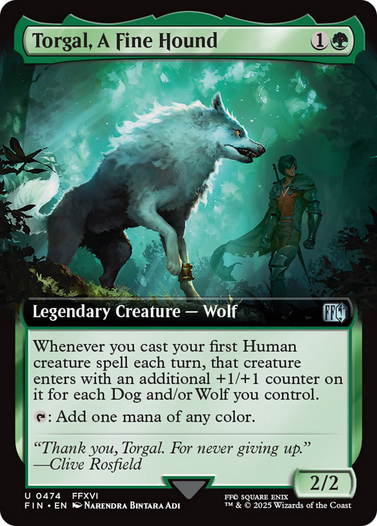 Torgal, A Fine Hound (Extended Art) [FINAL FANTASY] | Fandemonia Ltd