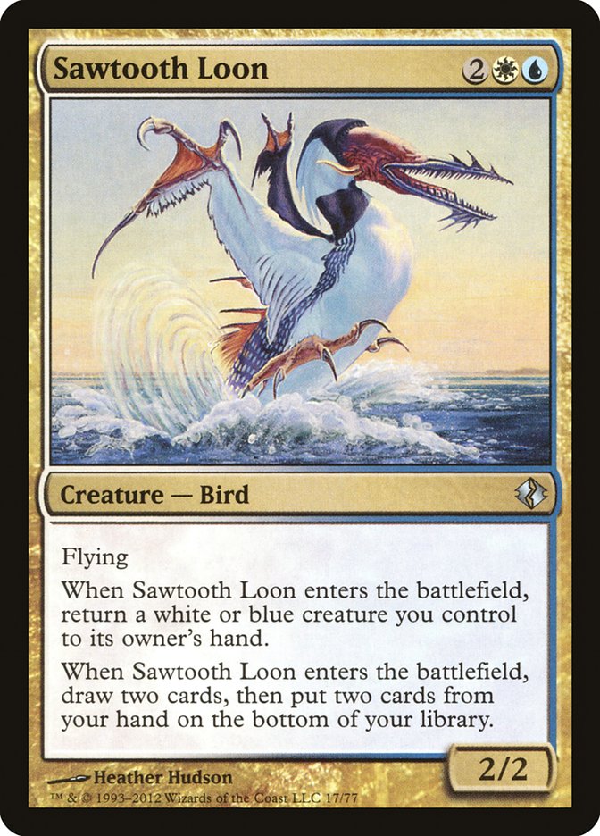 Sawtooth Loon [Duel Decks: Venser vs. Koth] | Fandemonia Ltd