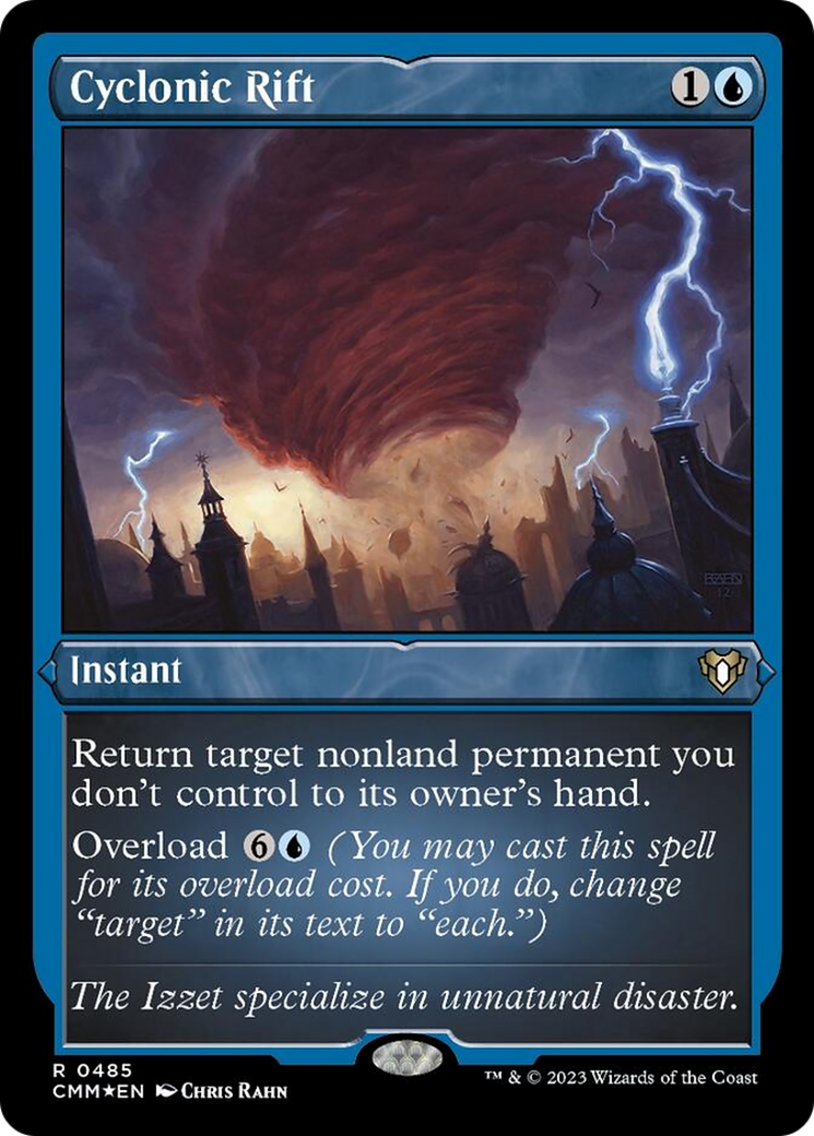 Cyclonic Rift (Foil Etched) [Commander Masters] | Fandemonia Ltd
