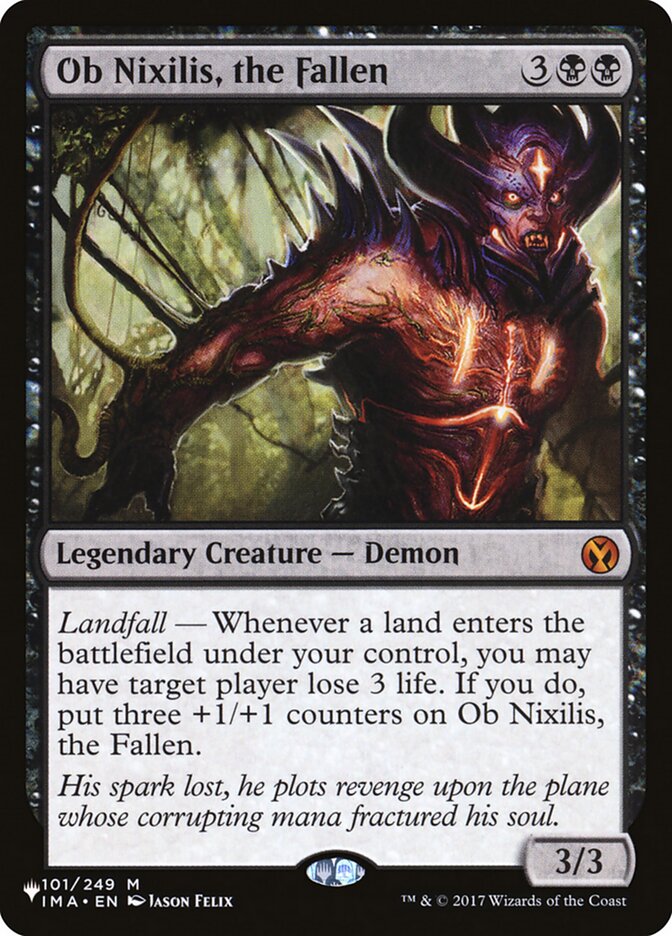 Ob Nixilis, the Fallen [The List] | Fandemonia Ltd