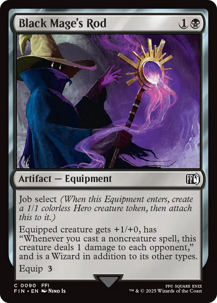 Black Mage's Rod [FINAL FANTASY] | Fandemonia Ltd
