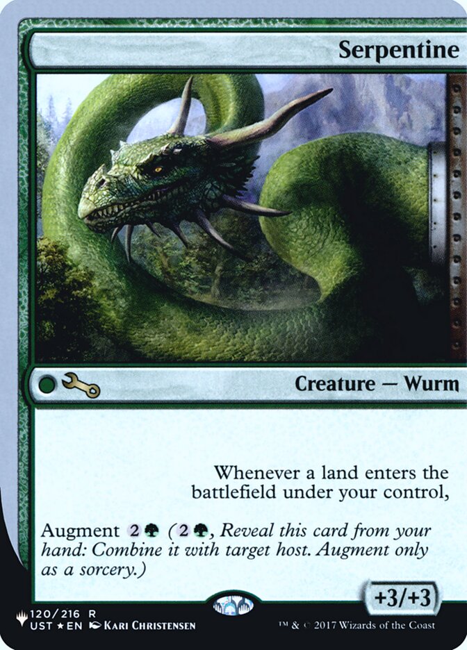 Serpentine (Unfinity Foil Edition) [The List] | Fandemonia Ltd