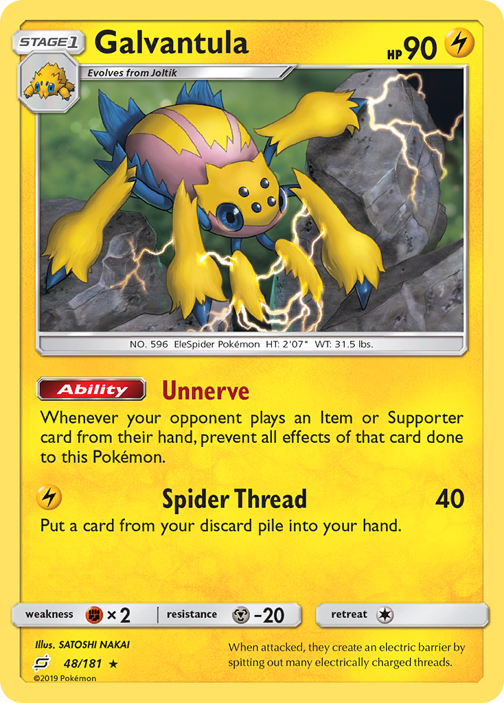 Galvantula (48/181) [Sun & Moon: Team Up] | Fandemonia Ltd