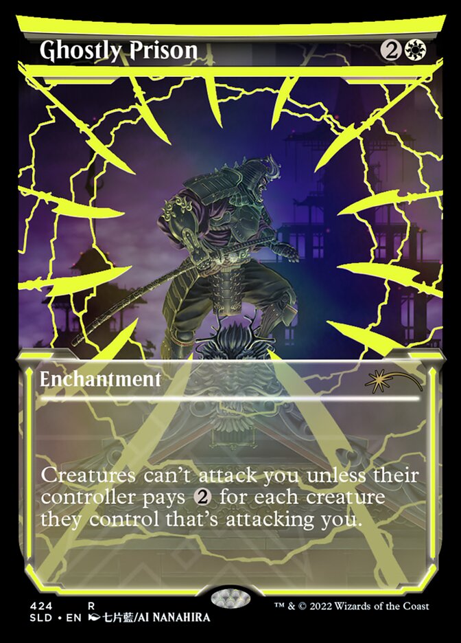 Ghostly Prison (Neon Ink Yellow) [Secret Lair Drop Series] | Fandemonia Ltd