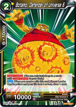 Botamo, Defender of Universe 6 (BT7-088) [Assault of the Saiyans] | Fandemonia Ltd
