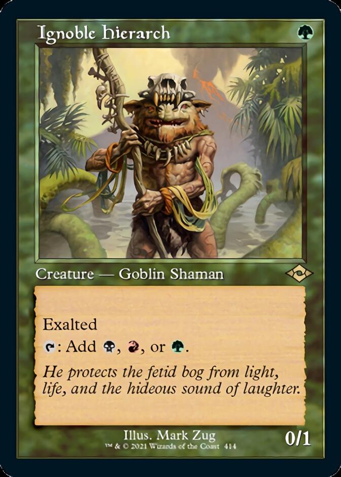 Ignoble Hierarch (Retro Foil Etched) [Modern Horizons 2] | Fandemonia Ltd
