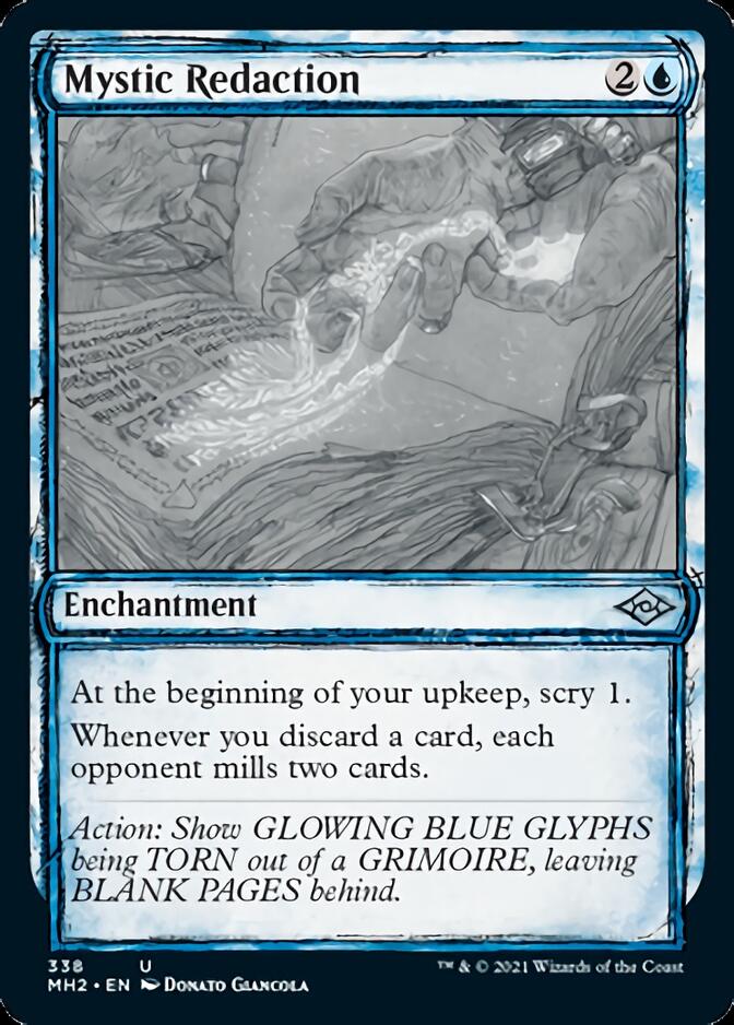 Mystic Redaction (Sketch) [Modern Horizons 2] | Fandemonia Ltd