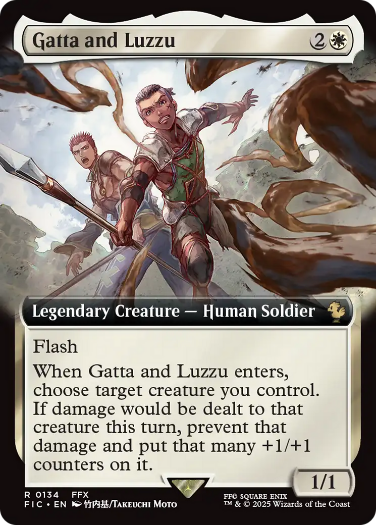 Gatta and Luzzu (Extended Art) [FINAL FANTASY Commander] | Fandemonia Ltd
