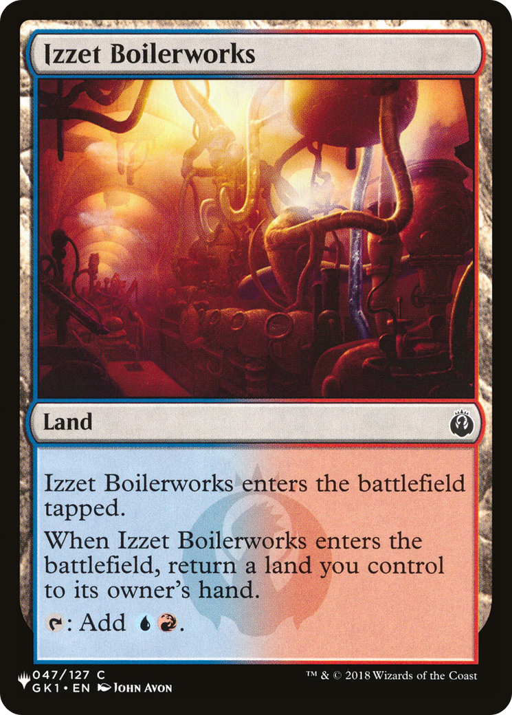 Izzet Boilerworks (GK1) [The List] | Fandemonia Ltd