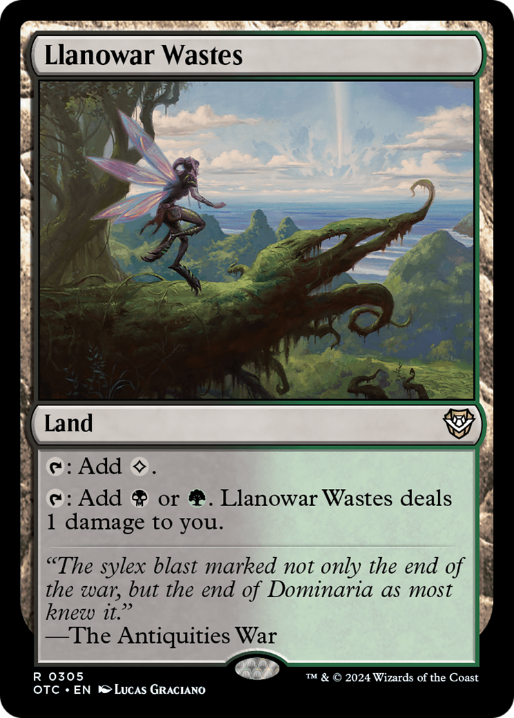 Llanowar Wastes [Outlaws of Thunder Junction Commander] | Fandemonia Ltd