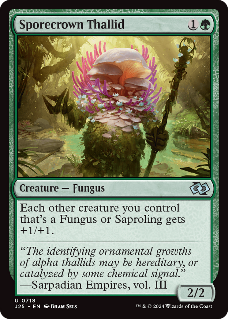 Sporecrown Thallid [Foundations Jumpstart] | Fandemonia Ltd