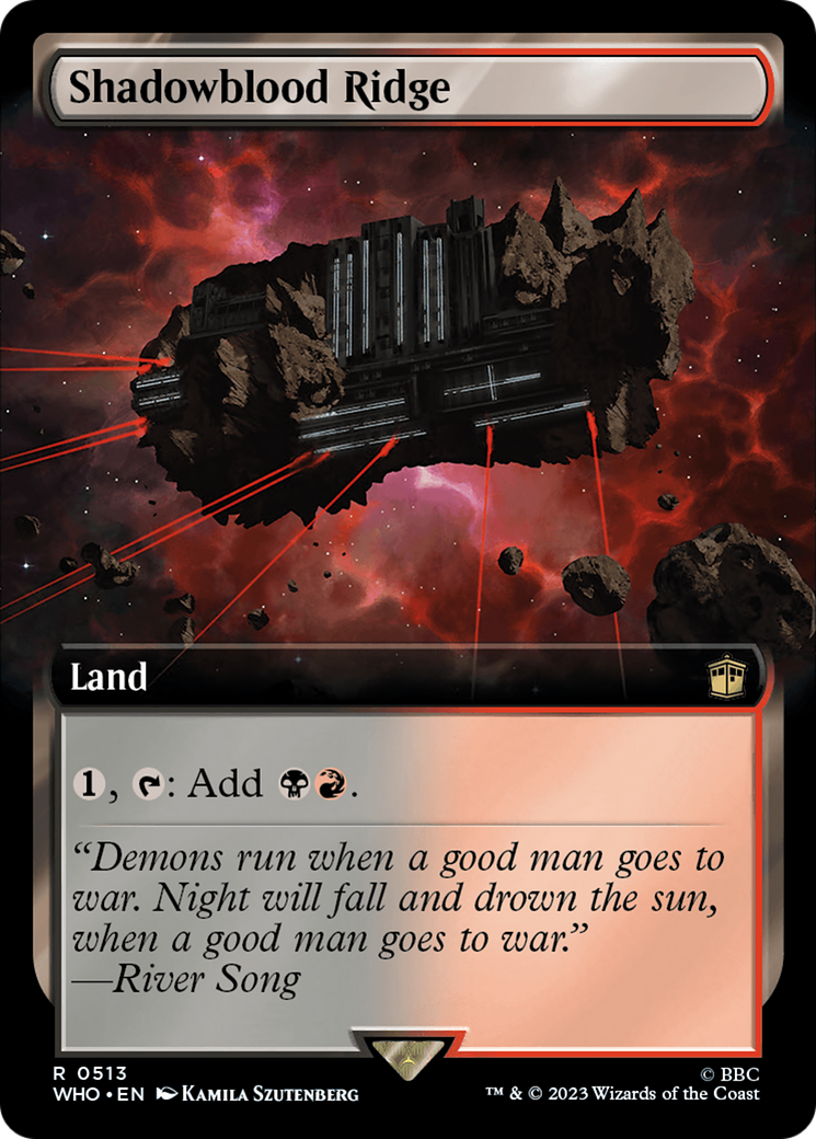 Shadowblood Ridge (Extended Art) [Doctor Who] | Fandemonia Ltd