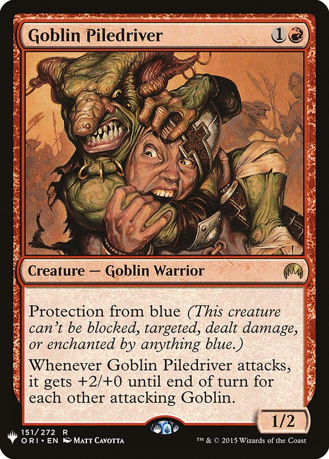 Goblin Piledriver [Mystery Booster] | Fandemonia Ltd