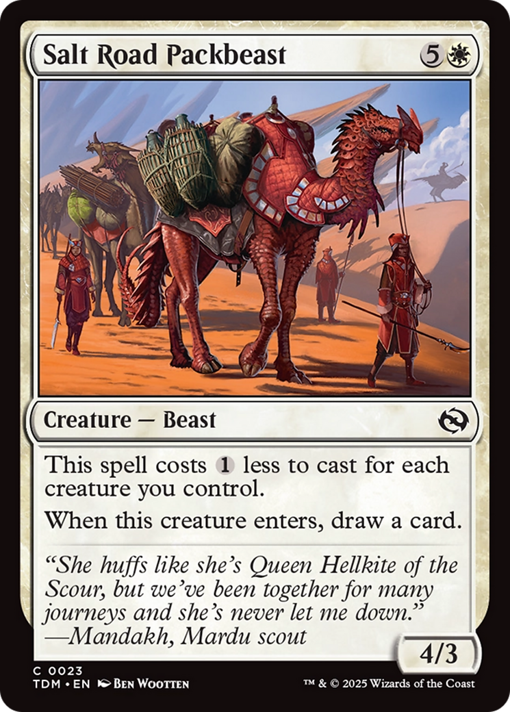 Salt Road Packbeast [Tarkir: Dragonstorm] | Fandemonia Ltd
