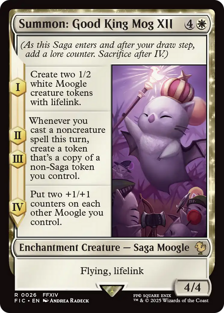 Summon: Good King Mog XII [FINAL FANTASY Commander] | Fandemonia Ltd