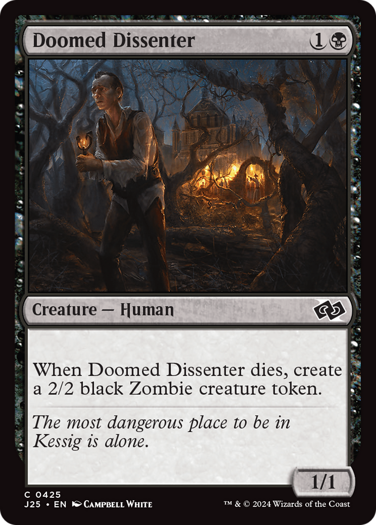 Doomed Dissenter [Foundations Jumpstart] | Fandemonia Ltd