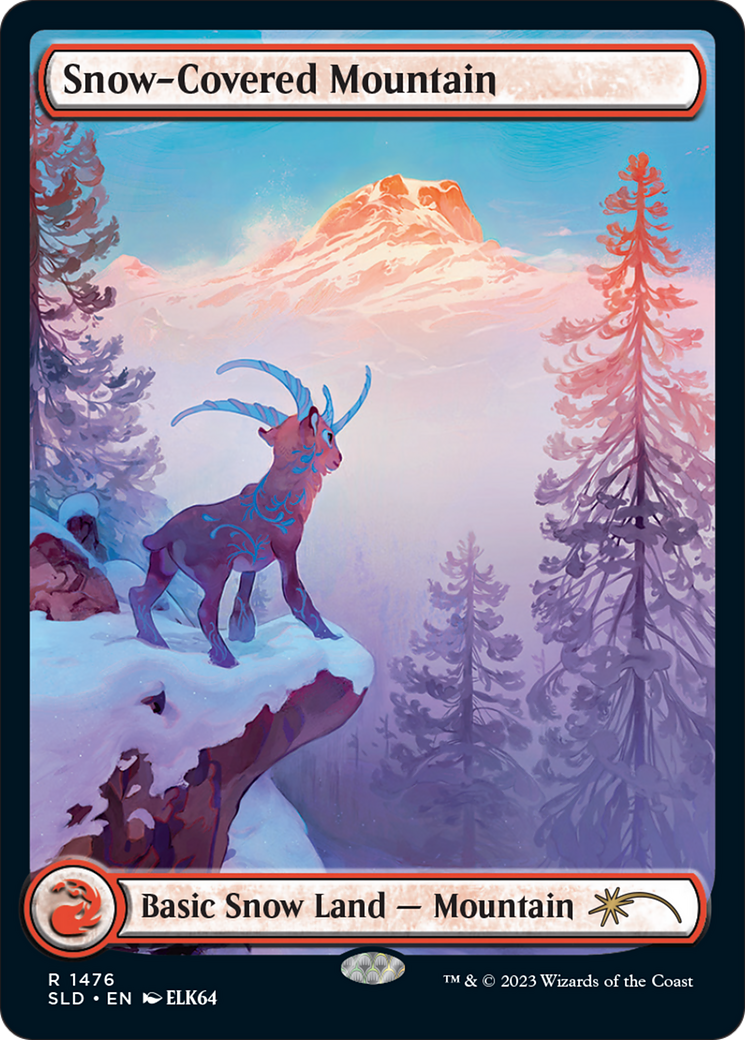 Snow-Covered Mountain (1476) [Secret Lair Drop Series] | Fandemonia Ltd