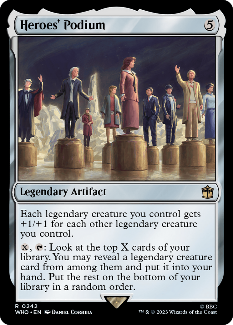 Heroes' Podium [Doctor Who] | Fandemonia Ltd