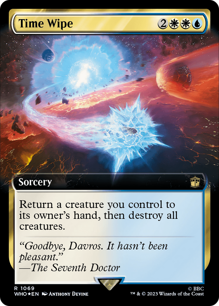 Time Wipe (Extended Art) (Surge Foil) [Doctor Who] | Fandemonia Ltd