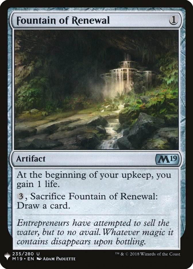 Fountain of Renewal [Mystery Booster] | Fandemonia Ltd