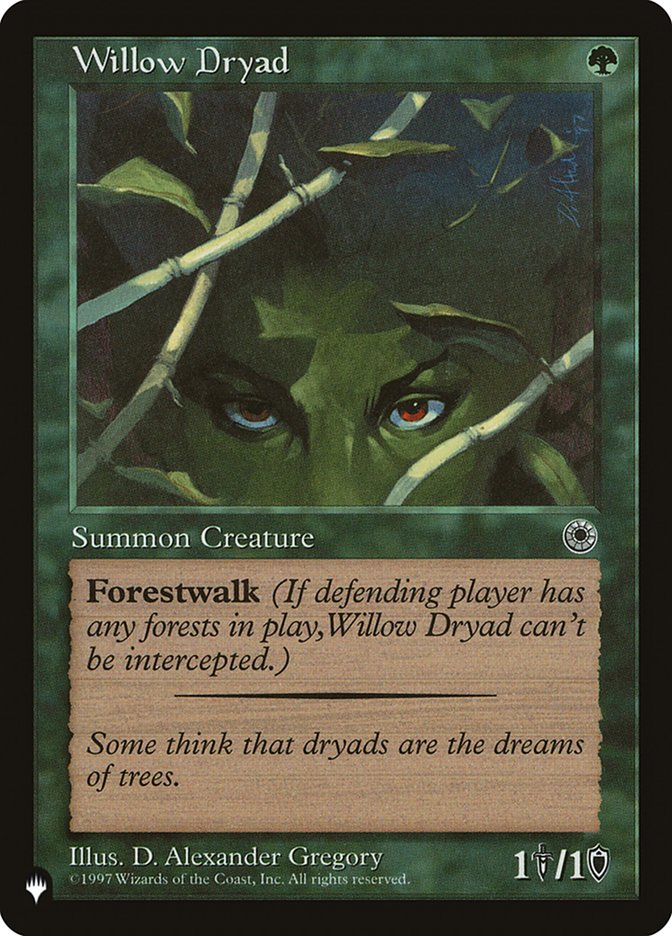 Willow Dryad [The List] | Fandemonia Ltd