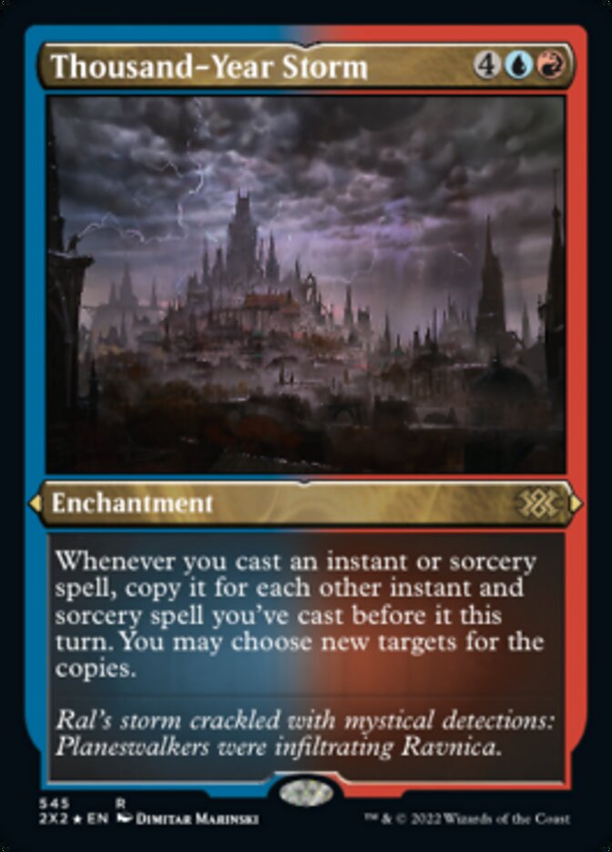Thousand-Year Storm (Foil Etched) [Double Masters 2022] | Fandemonia Ltd