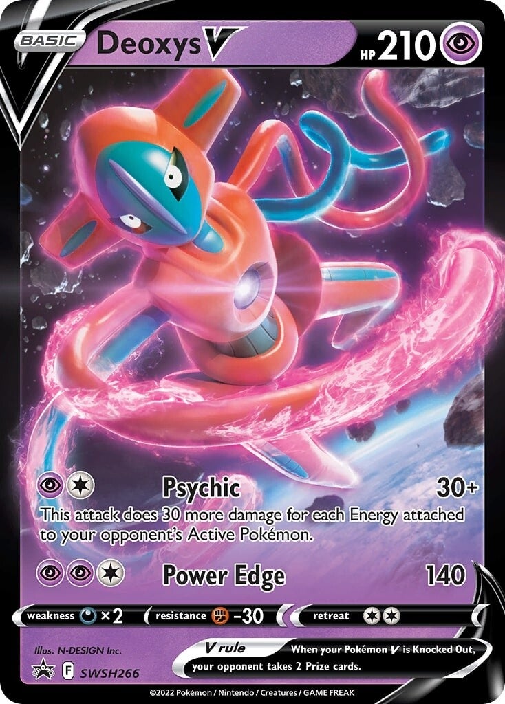Deoxys V (SWSH266) [Sword & Shield: Black Star Promos] | Fandemonia Ltd