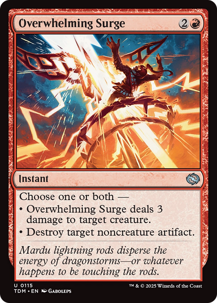 Overwhelming Surge [Tarkir: Dragonstorm] | Fandemonia Ltd