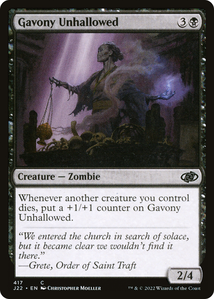 Gavony Unhallowed [Jumpstart 2022] | Fandemonia Ltd