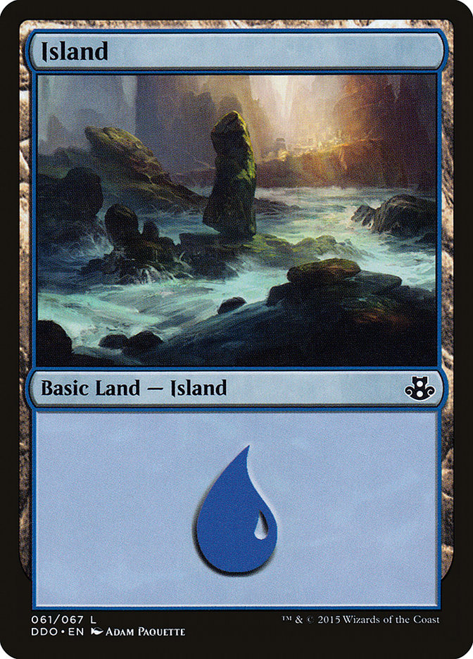 Island (61) [Duel Decks: Elspeth vs. Kiora] | Fandemonia Ltd