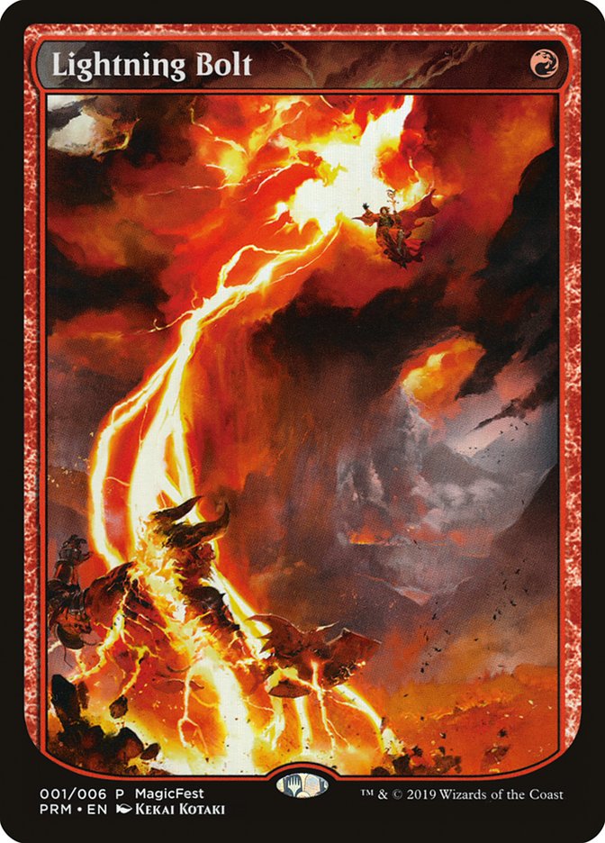 Lightning Bolt (Textless) [MagicFest 2019] | Fandemonia Ltd
