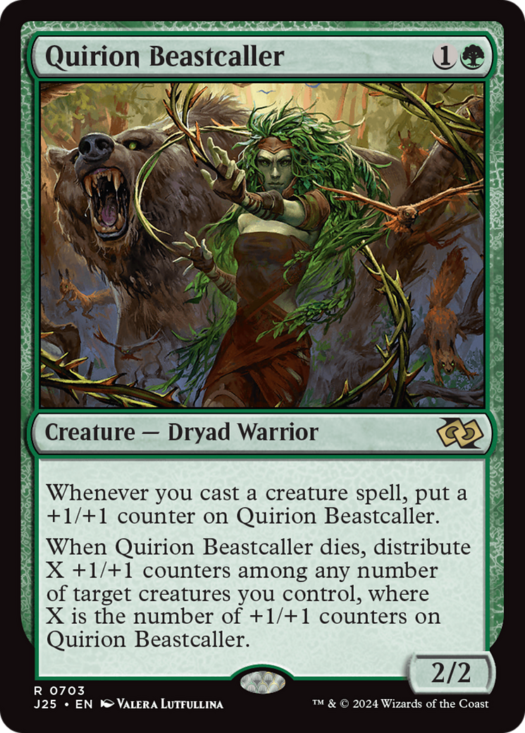 Quirion Beastcaller [Foundations Jumpstart] | Fandemonia Ltd