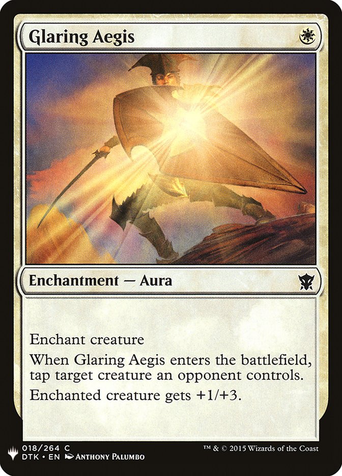 Glaring Aegis [Mystery Booster] | Fandemonia Ltd