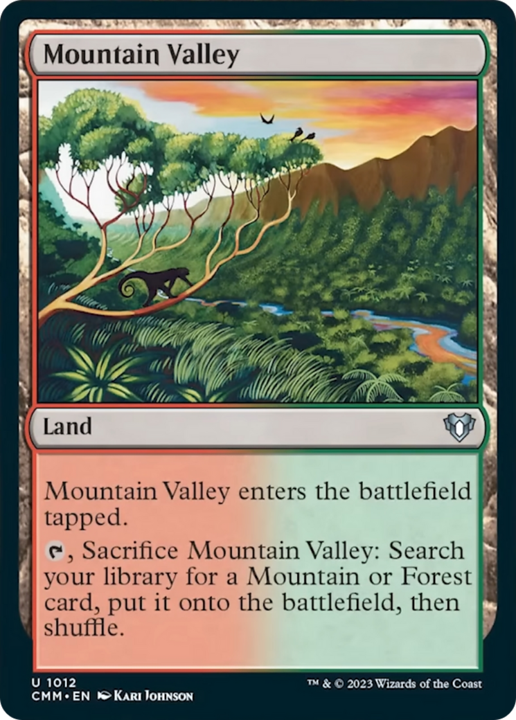 Mountain Valley [Commander Masters] | Fandemonia Ltd