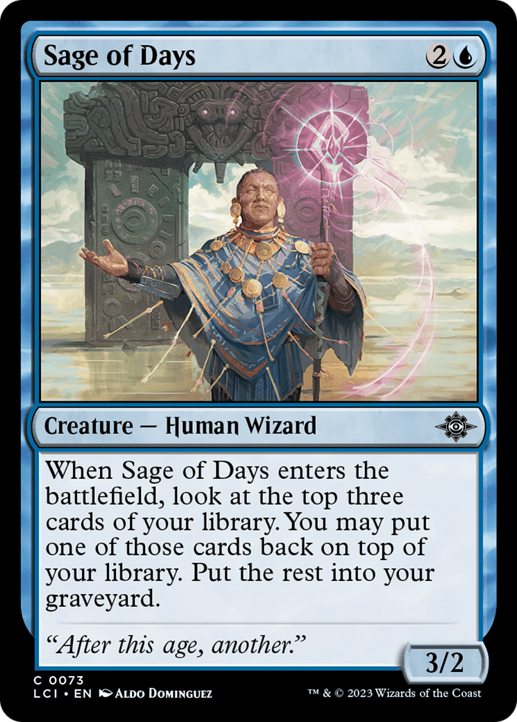 Sage of Days [The Lost Caverns of Ixalan] | Fandemonia Ltd