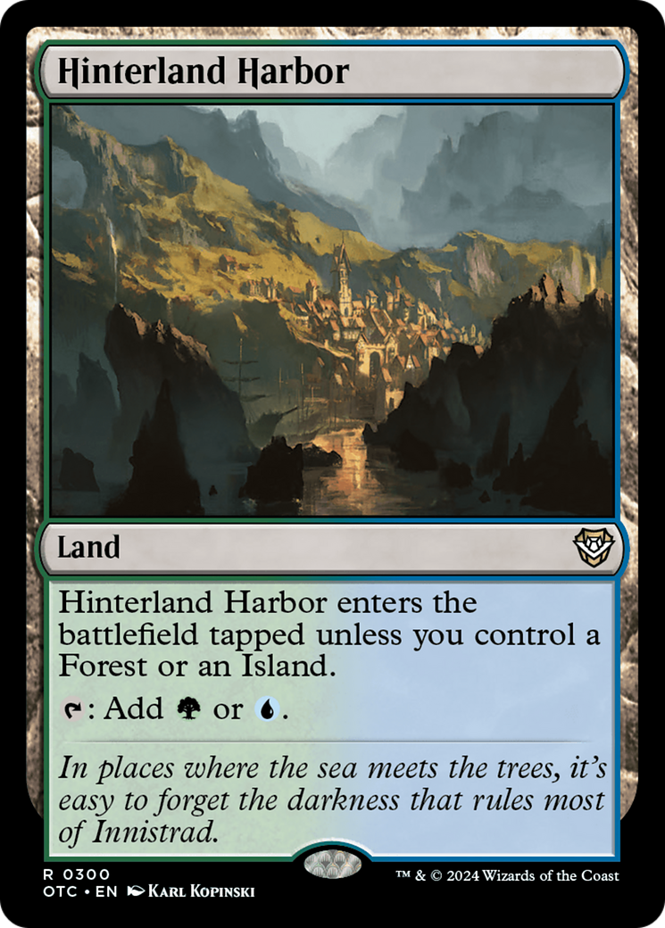 Hinterland Harbor [Outlaws of Thunder Junction Commander] | Fandemonia Ltd