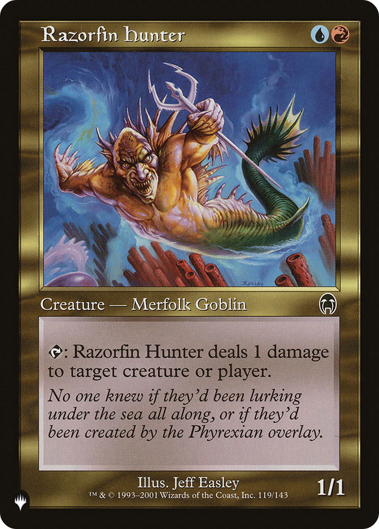Razorfin Hunter [The List] | Fandemonia Ltd
