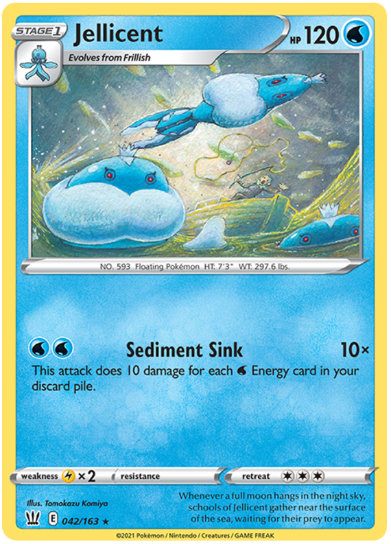 Jellicent (042/163) [Sword & Shield: Battle Styles] | Fandemonia Ltd