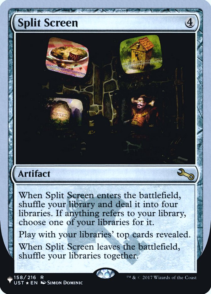 Split Screen (Unfinity Foil Edition) [The List] | Fandemonia Ltd