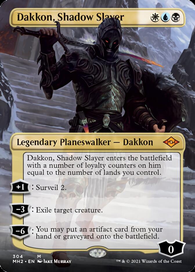Dakkon, Shadow Slayer (Borderless) [Modern Horizons 2] | Fandemonia Ltd