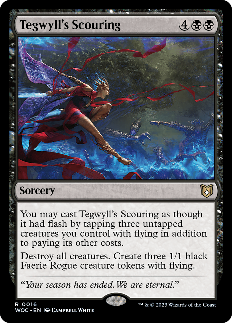Tegwyll's Scouring [Wilds of Eldraine Commander] | Fandemonia Ltd
